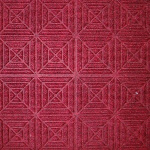 Waterhog Entry Tile Red/Black Geometric (6mm) Quantity to be confirmed